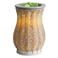 Illumination Fragrance Warmer - Deluxe Gray Wash Wicker