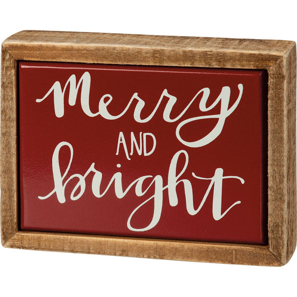 Mini Box Sign - Bright