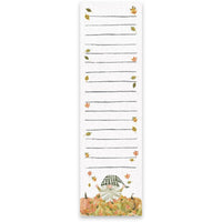 Fall Gnome List Notepad