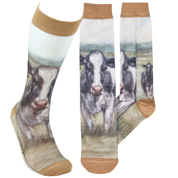 Dairy Cows Socks