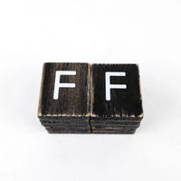 Black Letter F Tile