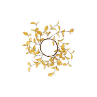 Light Yellow Eucalyptus Candle Ring - 10 Inch