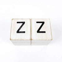 White Letter Z Tile