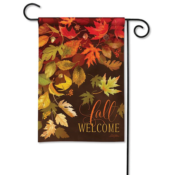 Abundant Leaves Garden Flag
