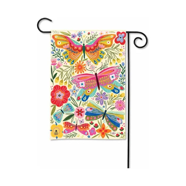 Butterflies Garden Flag