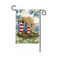 American Rodeo Garden Flag