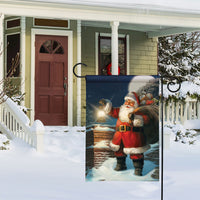 Here Comes Santa Claus Garden Flag