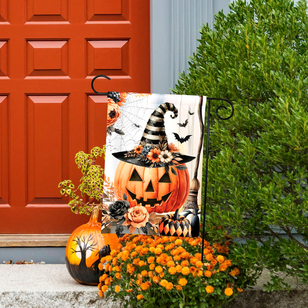 Vintage Jack O Lantern Garden Flag