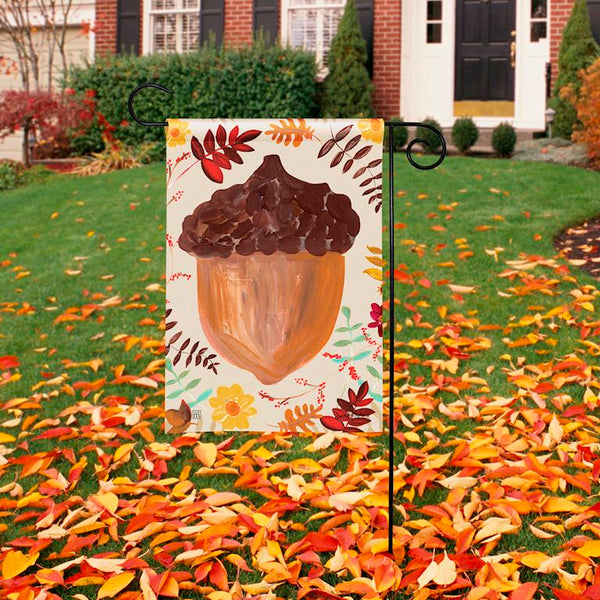 Acorn Garden Flag