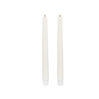 11"  Ivory Taper Candles-Uyuni