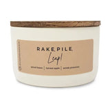 Milkhouse Candles 10 oz. Statement Jar Candle-Rake Pile Leap