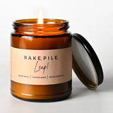 Milkhouse Candles 7 oz. Classic Statement Jar Candle-Rake, Pile Leap