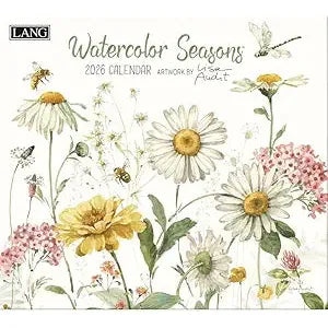 Lang 2026 Watercolor Seasons Wall Calendar