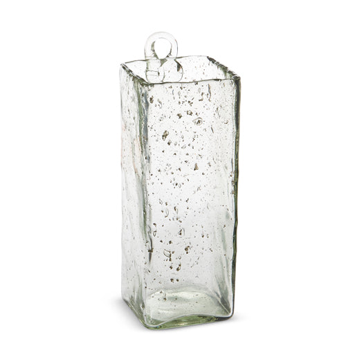 Bubble Glass Wall Vase 8.5"