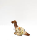 Dinosaur-Pond Butterfly on Chocolate Glass-Fenton Art Glass