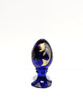 Egg-Fish on Cobalt-Fenton Art Glass