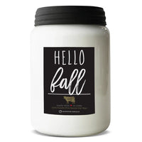 Milkhouse Candles 26 oz. Apothecary Jar Candle-Hello Fall