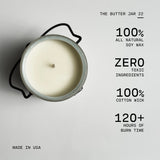 Milkhouse Candles 22 oz. Butter Jar-Salted Caramel Pistachio