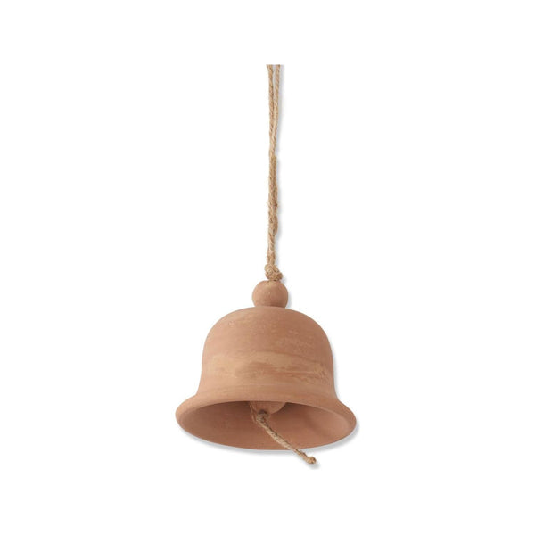 Terracotta Bell Ornament 3 Inch