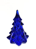 Stylized Christmas Tree-Cobalt Blue-Fenton Art Glass