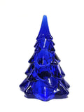Stylized Christmas Tree-Cobalt Blue-Fenton Art Glass