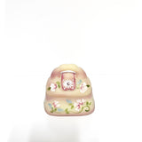 Purse Trinket Box - Burmese Glass - Fenton Art Glass