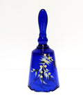 Bell-Berries and Leaves on Cobalt Blue-Fenton Art Glass