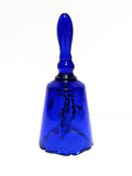 Bell-Berries and Leaves on Cobalt Blue-Fenton Art Glass