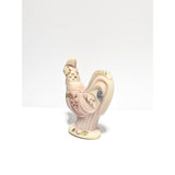 Folk Art Rooster-Burmese-Fenton Art Glass