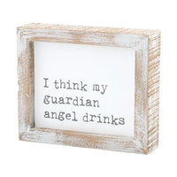 Guardian Angel Framed Sign