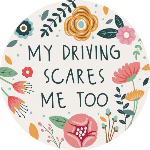 Scares Me Car Coaster