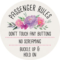 Passenger Rules Car Coaster