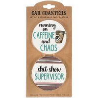 Caffeine Car Coaster Set