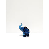 Elephant-Indigo Blue-2007 Glass Messenger Exclusive-Fenton Art Glass