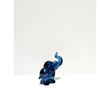 Elephant-Indigo Blue-2007 Glass Messenger Exclusive-Fenton Art Glass