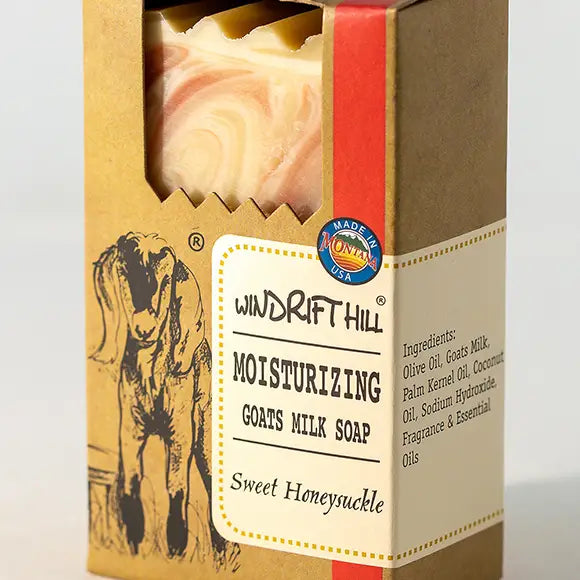 Windrift Hill Sweet Honeysuckle Goats Milk Soap