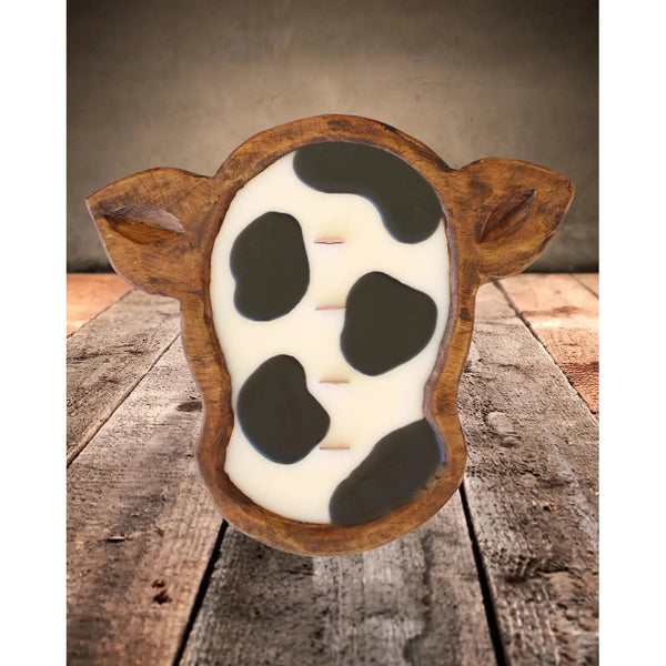 Cow Dough Bowl Candle - Country Store