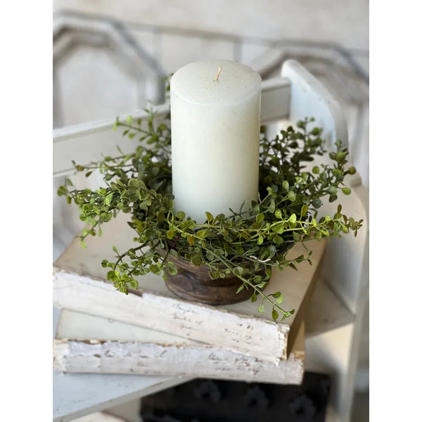 Baby's Grass Candle Ring 10"