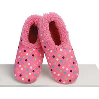 Snoozies-Pink Multi Dots