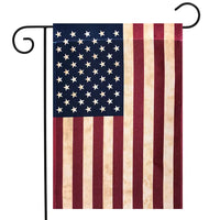 Tea Stained American Garden Flag