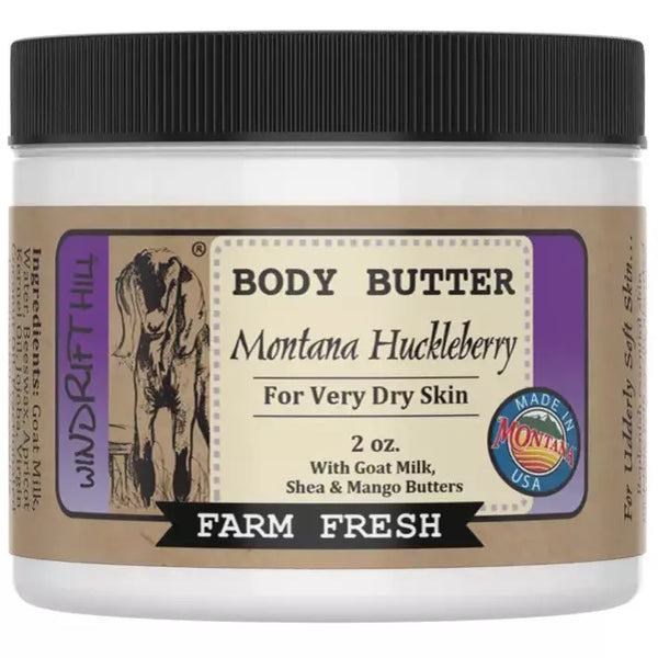 Montana Huckleberry Goats Milk Body Butter