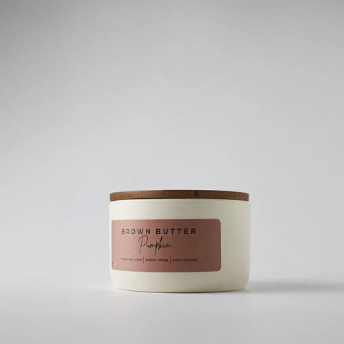 Milkhouse Candles Brown Butter Pumpkin Statement Jar