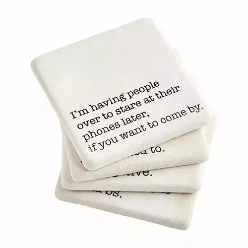 Assorted Sentiment Coasters