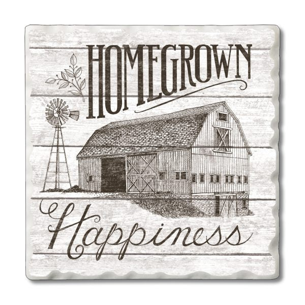 Homegrown Happiness Coaster - S and K Collectibles