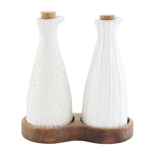 Textured Oil and Vinegar Set