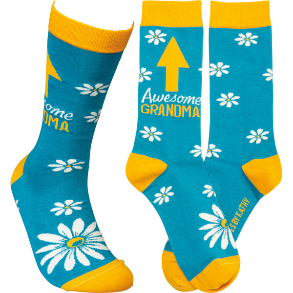 Socks - Awesome Grandma - S and K Collectibles Independence