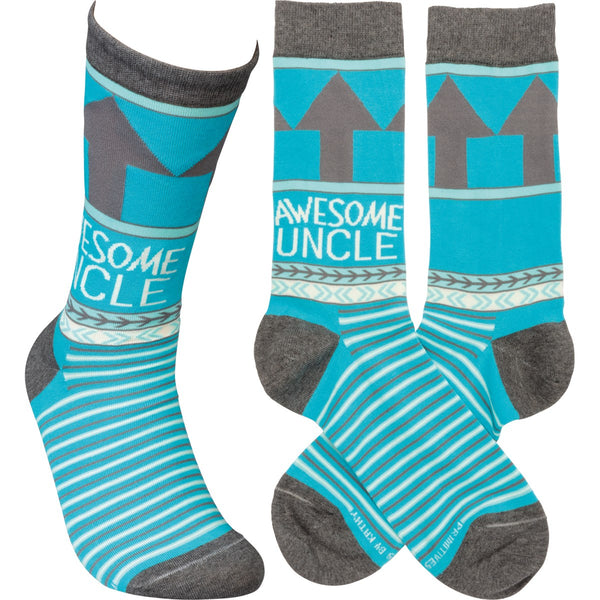 Socks - Awesome Uncle - S and K Collectibles