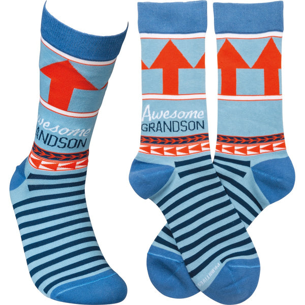 Socks - Awesome Grandson - S and K Collectibles