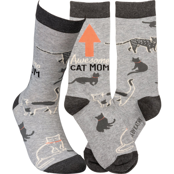 Socks - Awesome Cat Mom - S and K Collectibles Independence