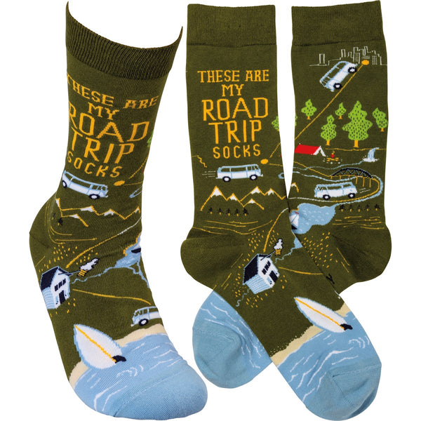 These Are My Road Trip Socks - S and K Collectibles